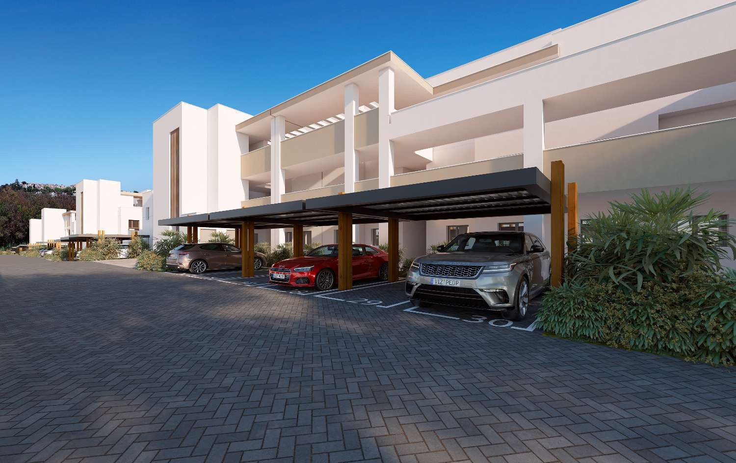新公寓和顶层公寓出售卡萨雷斯海滩（马拉加）